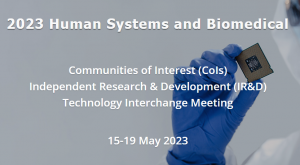 2023 Human Systems and Biomedical Event Banner