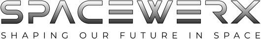 SpaceWERX logo black outline